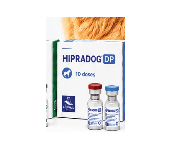 HIPRADOG DP vaccine packaging